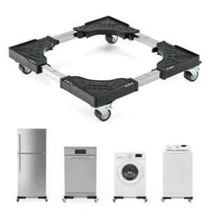 Corvids 150kg Stainless Steel Black Square Washer Stand with Adjustable Platform, CPWS-SQ-BLK