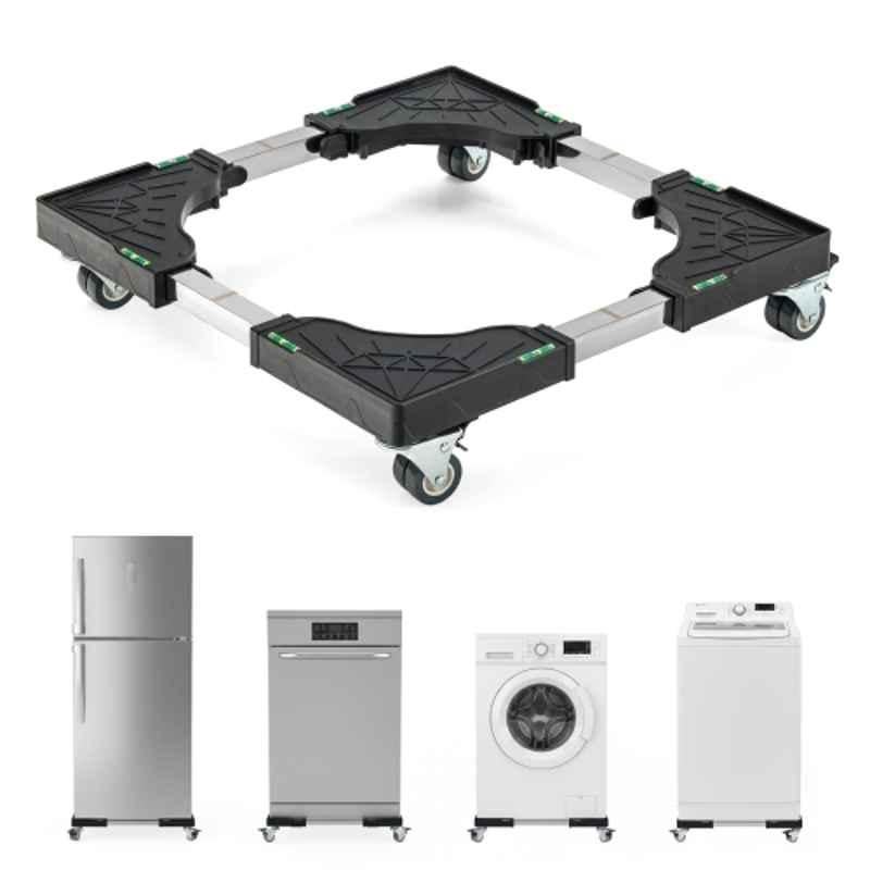 Corvids 150kg Stainless Steel Black Square Washer Stand with Adjustable Platform, CPWS-SQ-BLK