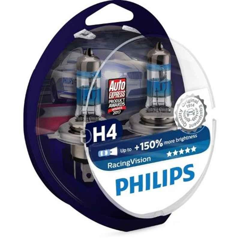 Buy Philips Racing Vision H4 Twin Headlight Bulbs Online At Price ₹6899