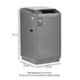 Godrej WT EON Allure 650 PANMP 6.5kg Royal Grey Fully Automatic Top Loading Washing Machine