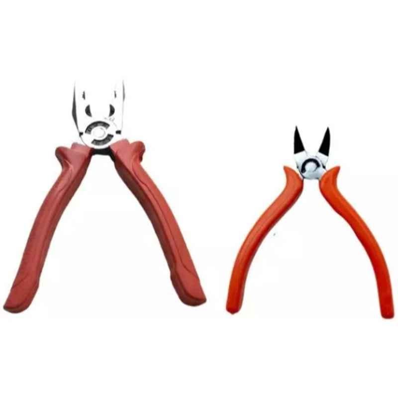Sky Blue 2 Pcs 7.8 inch Lineman Plier Combo, SBE_PLIER_COMBO_MOD_01001