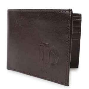I DOT Leather Brown Slim Men Wallet with Credit & Debit Card