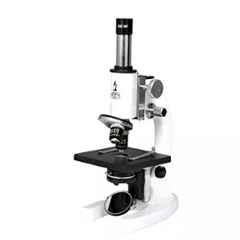 WKM KT48 Black & White Battery Powered Achromatic Student Monocular Microscope