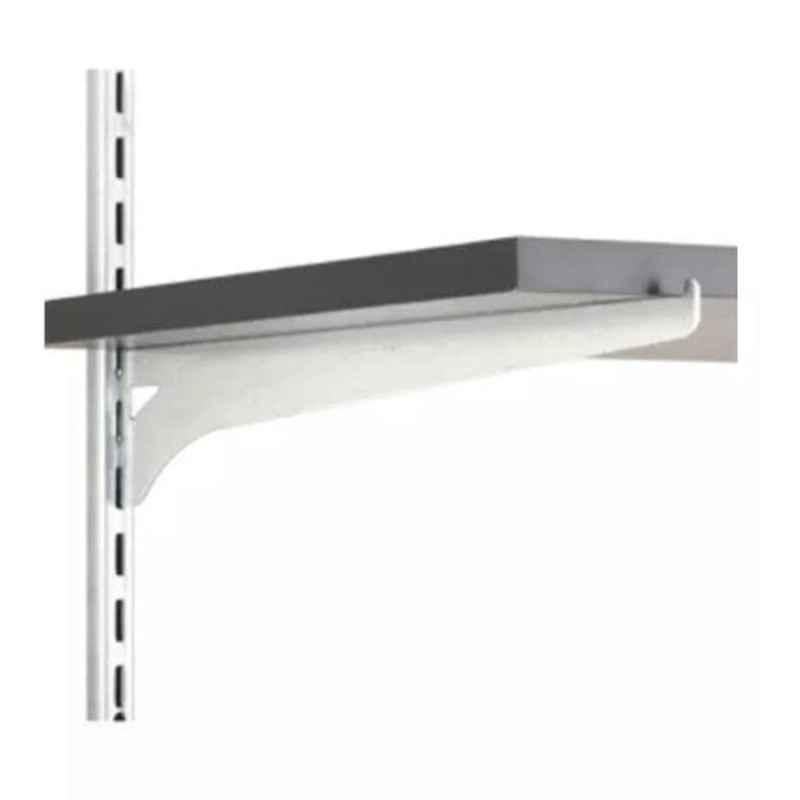 Robustline 100cm Aluminium & Metal Silver Slotted Channel with Brackets, AK3-MLL-ALUMINIUM (Pack of 2)