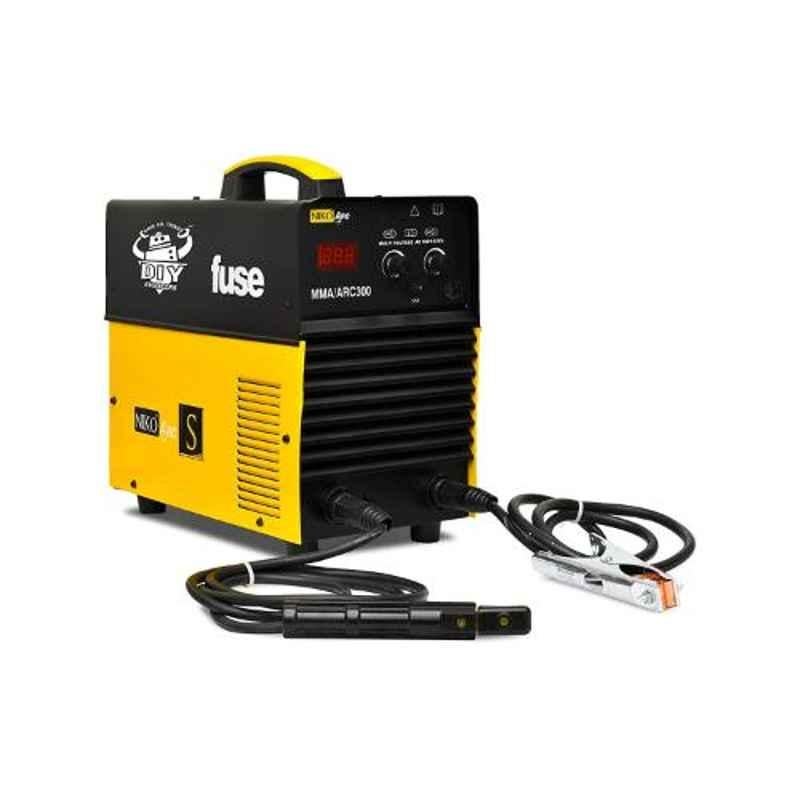 DIY Engineers FUSE Niko Arc 300A 120V-560V Ac Welding Machine with Holder And ClA Cable
