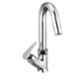 Drizzle Vista 1/2 inch Brass Chrome Finish Swan Neck Wash Basin Pillar Cock with Quarter Turn, Foam Flow & 360 deg Moveable Spout (Pack of 4)