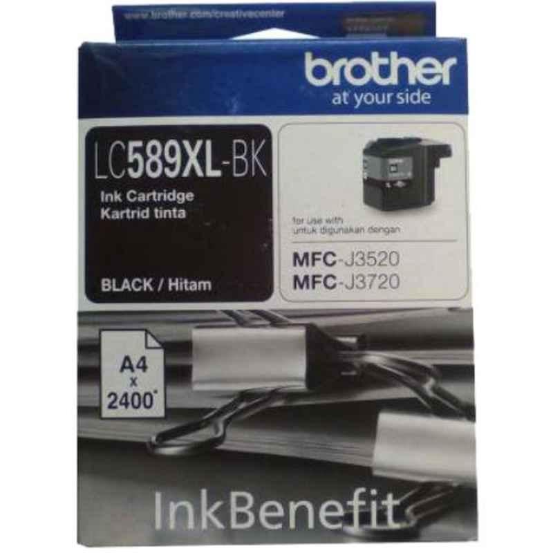 Brother LC 589XLBK Black Ink Cartridge