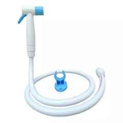 Fastgear PVC White & Blue Chrome Finish Health Faucet Set, FG992