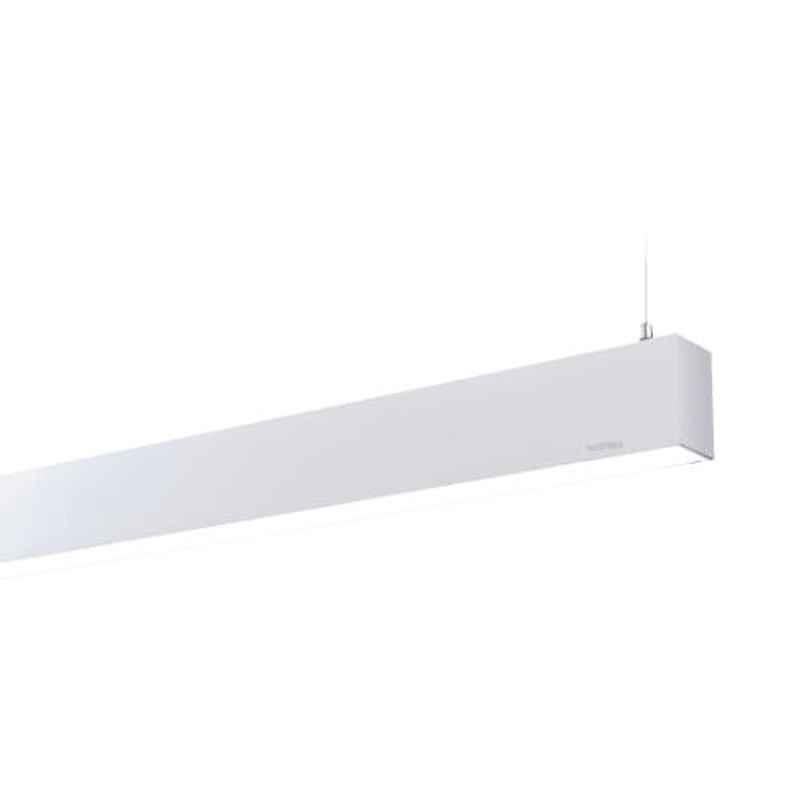 Wipro Axeon 20W 4ft 5700K G1 White Suspended LED Linear Light with a pair of Suspension Kit