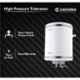 Candes Elentro 15L 2000W Metal White 5 Star Automatic Instant Storage Electric Water Heater with Installation Kit, 15Elentro1CC