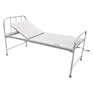 Balaji Surgical Mild Steel White Semi Fowler Manual Hospital Bed