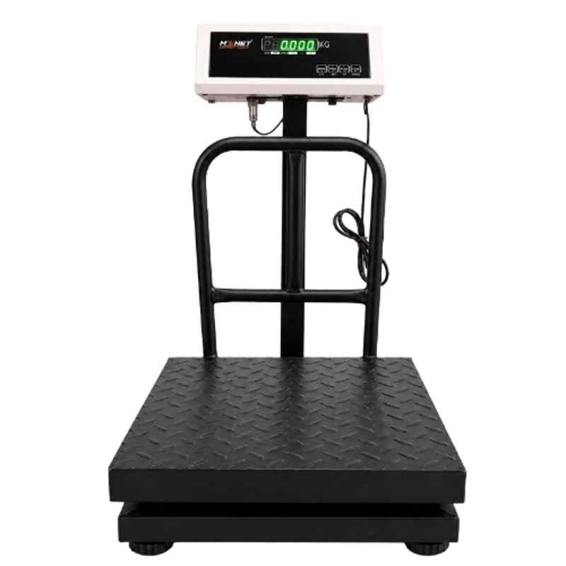 Monet 16x16 inch 250kg Mild Steel Platform Weighing Scale with Dual Display & 2 Days Battery Backup