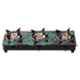 Fogger Smart MS Green Manual Ignition 3 Burner LPG Glass Gas Stove, SBI00039