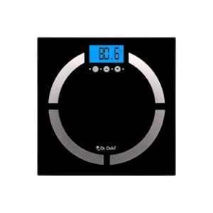 Dr Odin CF-570BT 180kg Tempered Glass Black Digital Body Fat Analyzer with BIA Technology with High Precision Strain Gauge Sensor & Auto off Function
