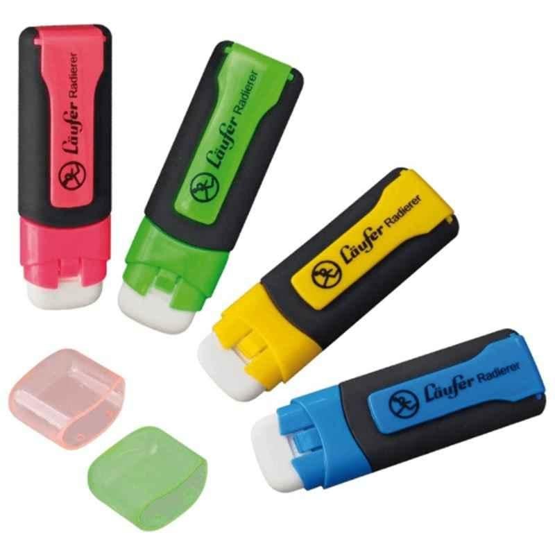 Laufer POCKET multi-purpose Eraser-Pen with Lid, Green