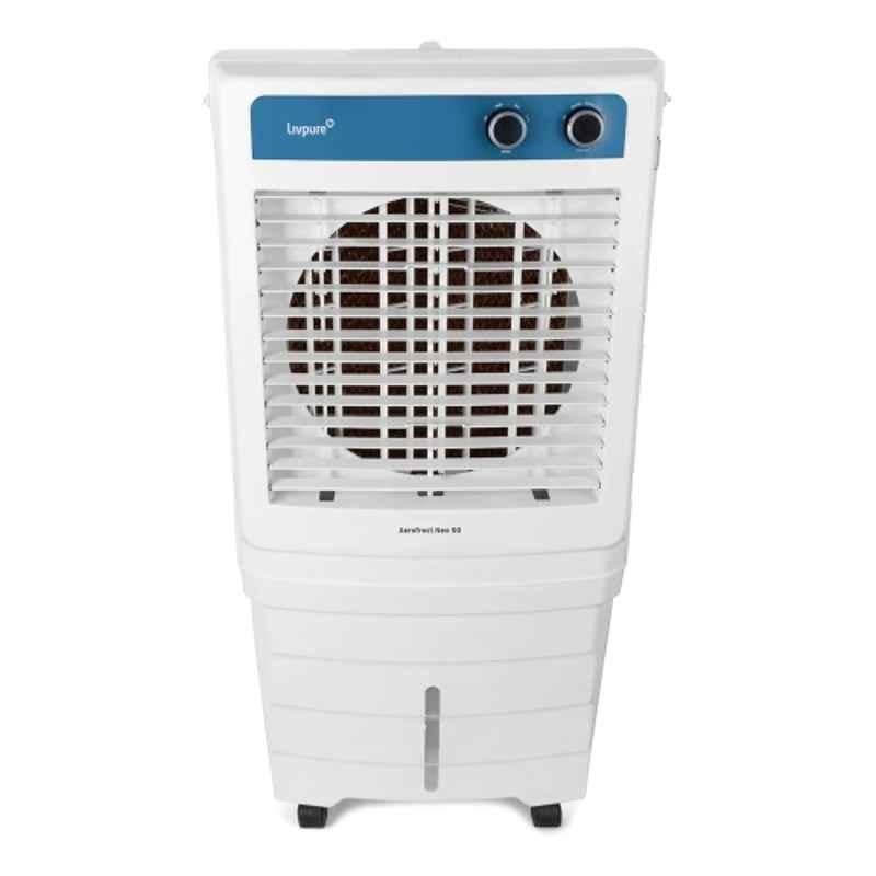 Livpure Aerofrost Neo 90 190W 90 Litre Plastic White Desert Air Cooler with Honeycomb Pad Cooling & 2 Years Warranty, LVPRENEO90LCLR