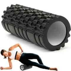 Shopeleven 33cm EVA Black Grid Hard Foam Roller