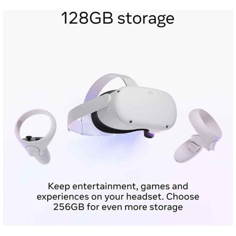 Oculus Quest 2 128 GB Advanced All-in-one Virtual Reality Headset, 899-00182-02