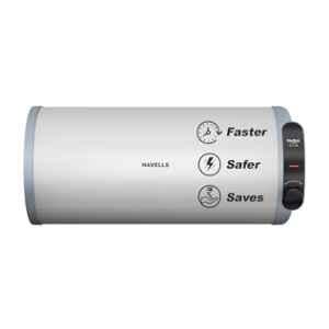 Havells Fabia Slim 10 Litre 2000W White & Blue 4 Star Right Storage Water Heater