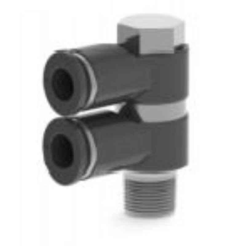 Spac 12mm 2 Thread EPH2X Equal Elbow 2X Connector