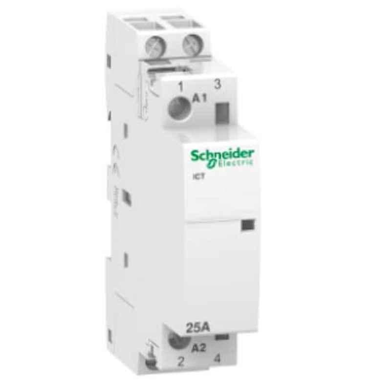 Schneider Acti9 25A 230-240V 1-NO White Contactor, A9C20731