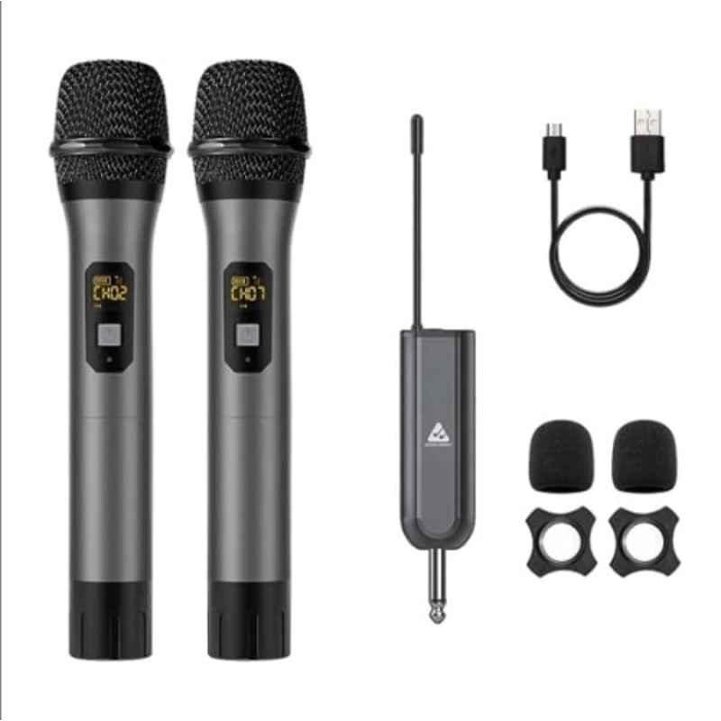 Audio Array 600Ohms UHF Dual Wireless Premium Metal Microphones, AM-W12