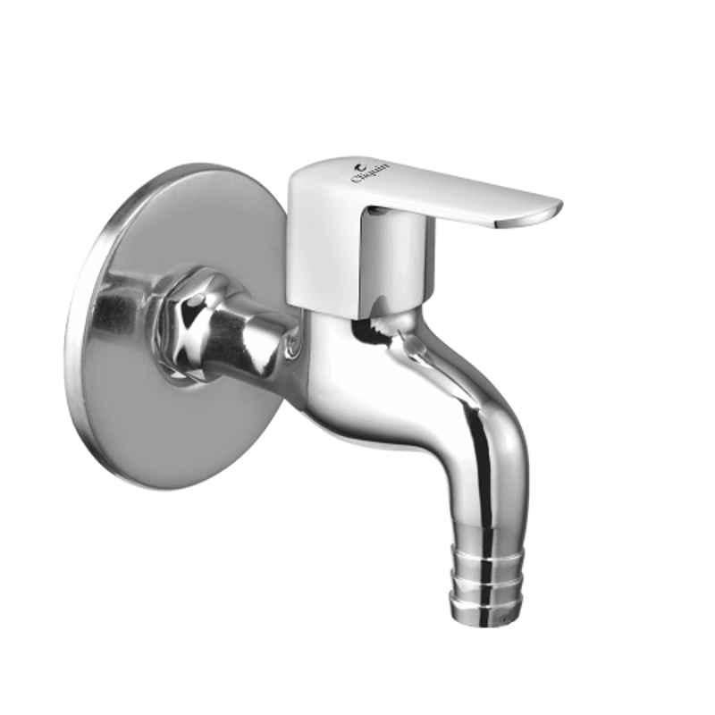 Cliquin Magic Cubix Brass Silver Chrome Finish Nozzle Bathroom Tap for Washing Machine, Garden & Outdoor Use