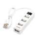Quantum QHM6660 Black 4-Port Usb Hub With Switch