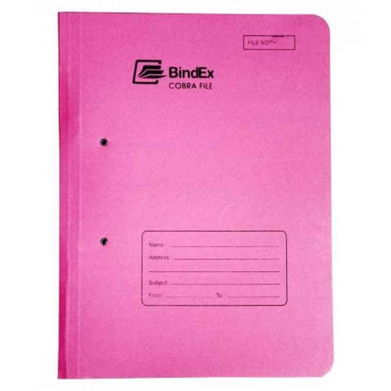 Bindex Pink Office Spring File, BNX50A2-Pink (Pack of 5)