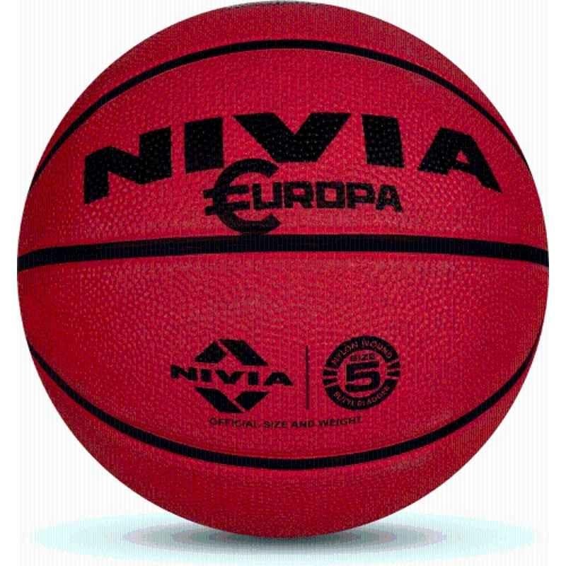 Nivia Europa Standard Basketball for Kids, Size: 5