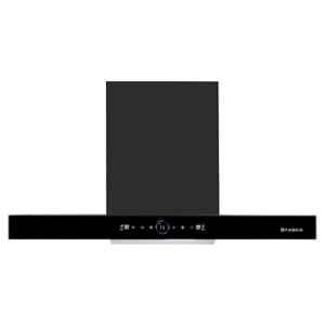 Faber Dazzle 1500m3/hr 90cm Black Autoclean Wall Mounting Chimney, 325.0717.869