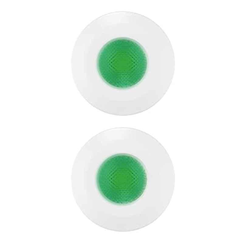 Fybros F-Ring 2W Polycarbonate Green Round LED Ceiling Light, FLS5747B (Pack of 2)