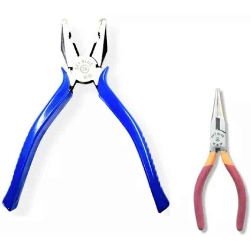 Sky Blue 2 Pcs 7.8 inch Groove Plier Combo, SBE_PLIER COMBO_161