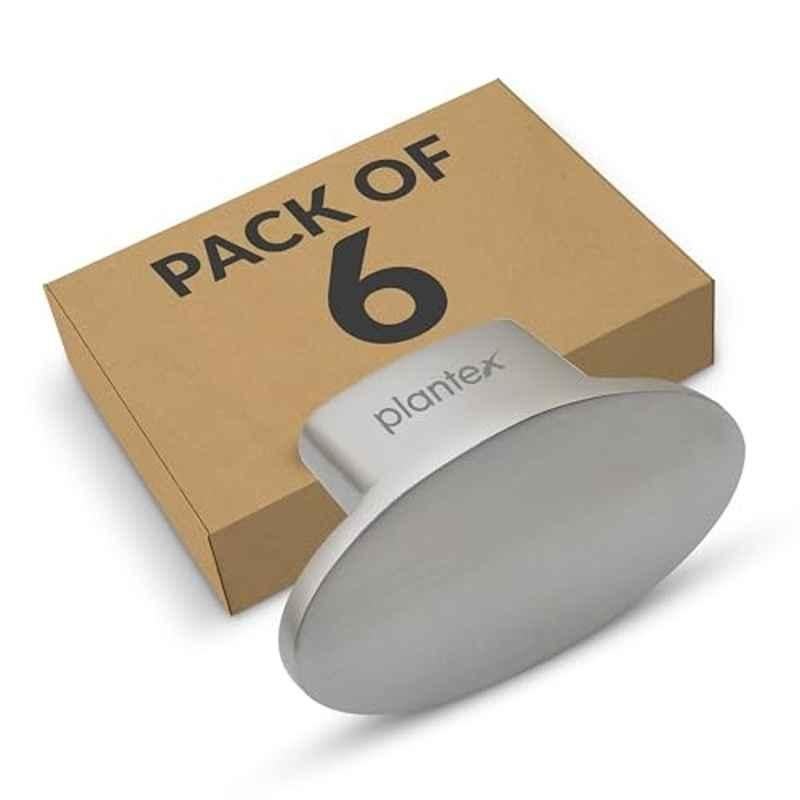 Plantex Knobs for Drawer/Small Drawer Knobs/Knobs for Cabinets/Pull-Push Knobs for Kitchen/Bedroom Drawer (Pack of 6) Oval, Matte