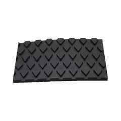 Taylor Rubber Black Rubber Footrest Mat for BMPR, Size: 5/16x2x3 inch, PP-10503 (Pack of 500)