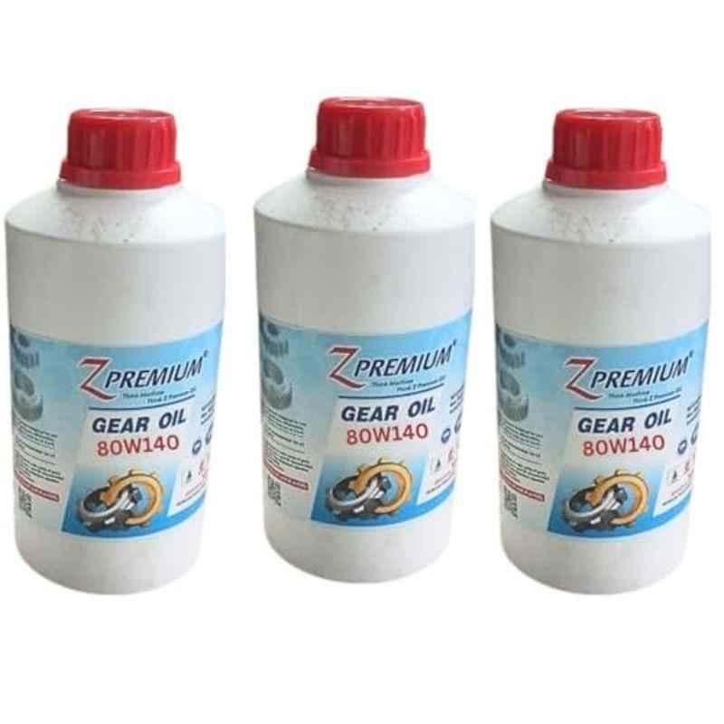 Z Premium 80W140 1 Litre Gear Oil (Pack of 3)