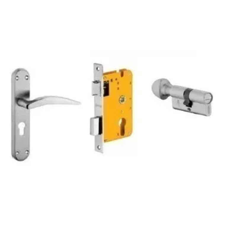 Dorset HL Series Hannah 70mm Stainless Steel Patina Finish Door Handle Lock Set with Coin & Knob