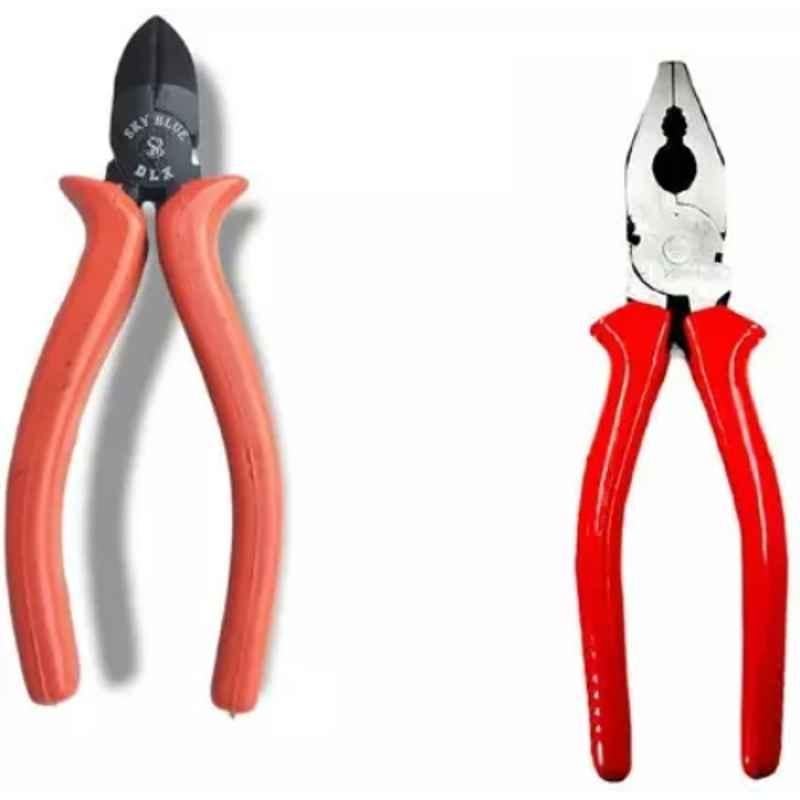 Sky Blue 2 Pcs 7.8 inch Stainless Steel Groove Plier Combo, SBE_PLIER_0696