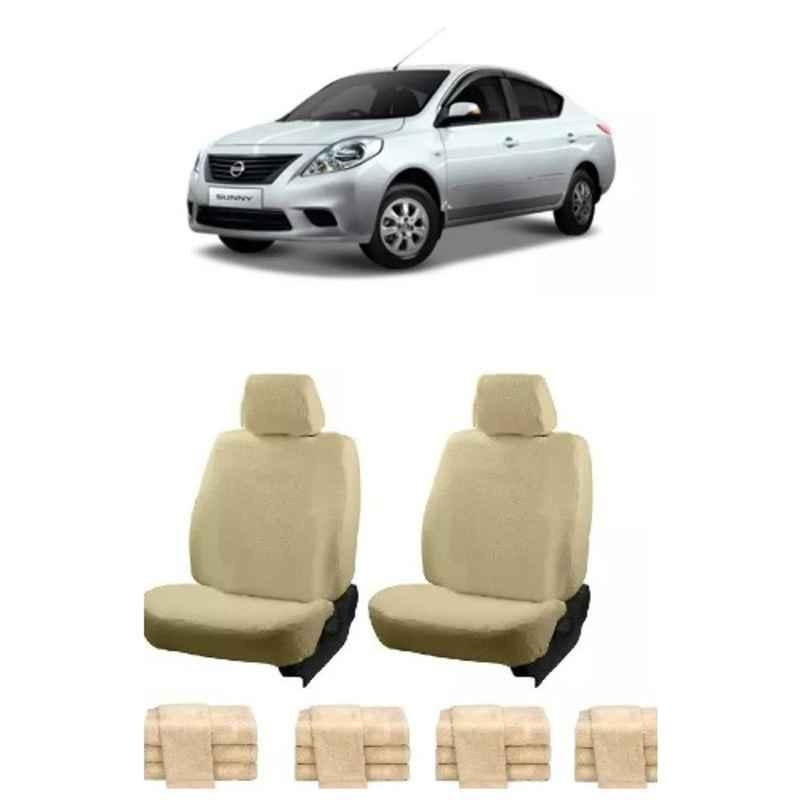 Oscar Beige Aut-Sn-4237 Towel 1 Pcs\\Set Nissan Sunny Car Seat Cover