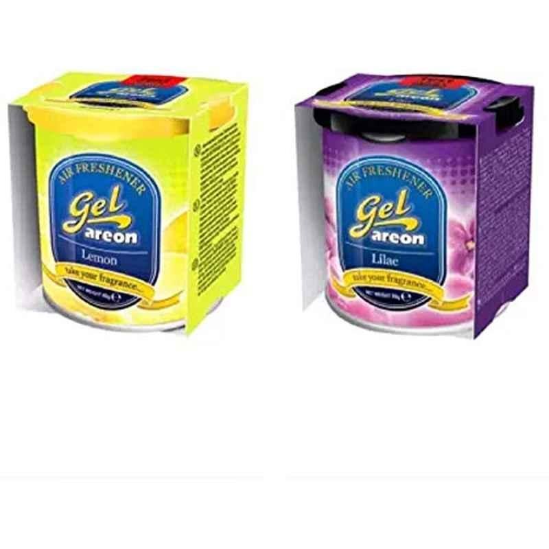 Areon Lilac & Lemon Gel Car Air Freshener