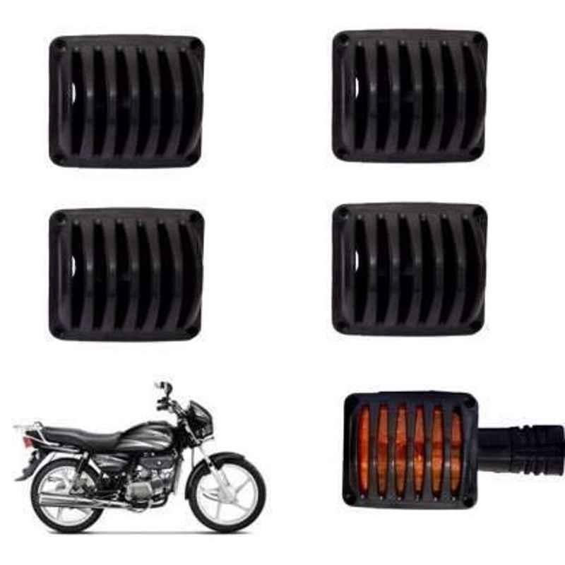 RA Accessories Grill Covers for Indicators of Hero Splendor Pro Classic (Pack of 4)