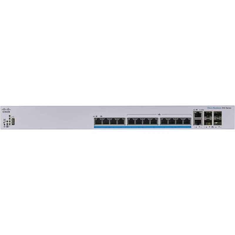 Cisco CBS350 12-Port 5GEI PoEI 4x10G SFP+ Managed Switch, CBS35012NP4XEU