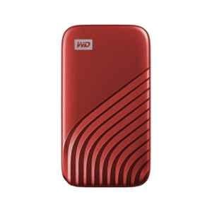 WD My Passport 1TB Red External SSD, WDBAGF0010BRD-WESN