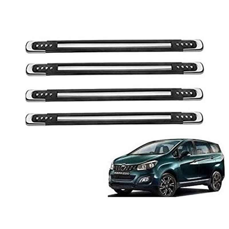 Kozdiko 4 Pcs Designer Black Bumper Protector Set Universal for All Cars