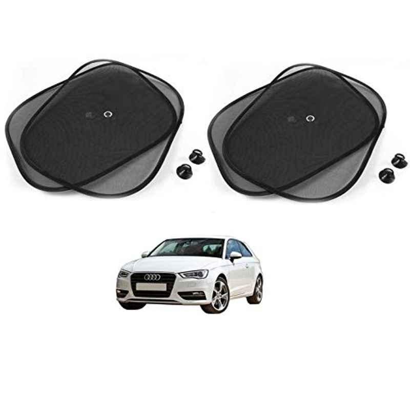 Kozdiko 4 Pcs Black Chipokoo Car Window Sunshade Curtain Set for Audi A3, koz_79030
