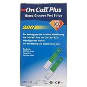 On Call Plus 200 Pcs Glucometer Strips Box