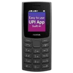 Nokia 106 1.77 inch Charcoal 2G Single Sim Keypad Feature Phone with Built-in UPI Payments App, SS_1578