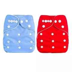 Fastgear Cotton Reusable Baby Diaper with Insert Pad, FG394, Size: Free Size