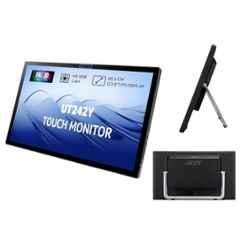 Acer 23.8 inch 1920x1080p FHD IPS Black Touch Screen Monitor, UT242Y