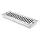 Ruhe 40x5 inch 304 Grade Stainless Steel Shower Drain Channel Vertical with Collar, 16-0112-18